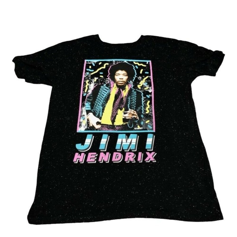 Jimi Hendrix Rockin Artwork‎ Mens Graphic T-Shirt